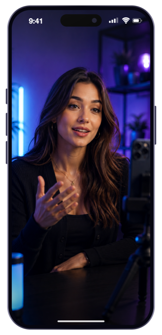 Promptora on iPhone